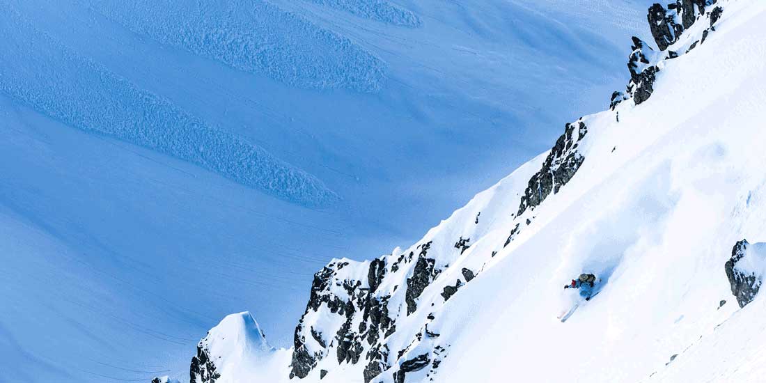 Skiing the Alps with Volkl skies, Chamonix, Mont Blanc, France, © Pyry Antero Photography